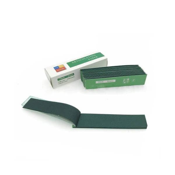 Articulating Paper Thick, 100µm, Green (20 Sheet) PK/10 Books