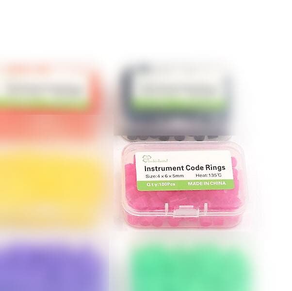 Autoclavable Color Code Rings, Large, Pink, PK/100