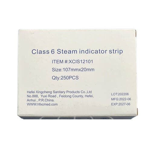 Class 6 Steam Indicator for Dental Autoclave
