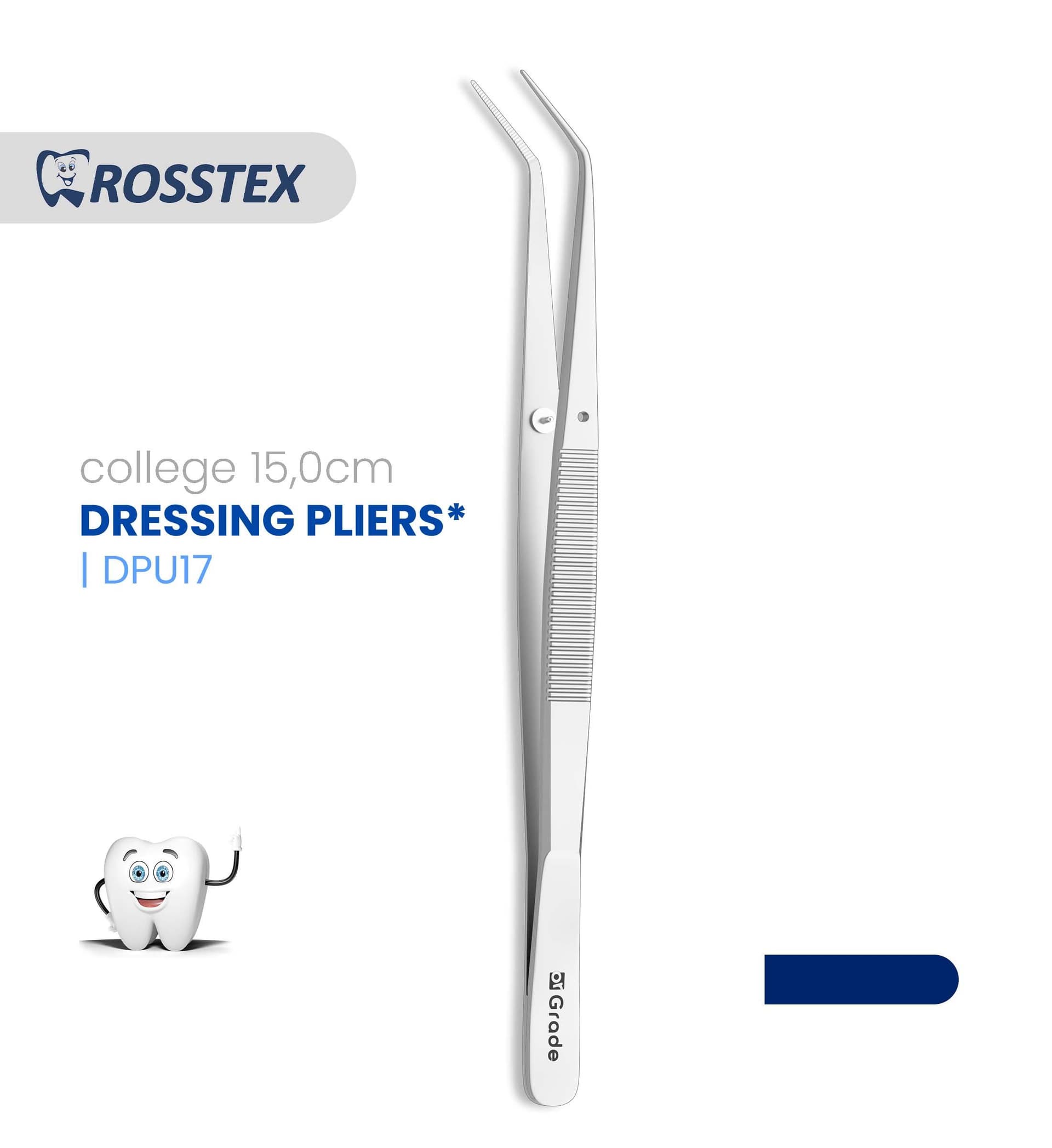 Dental Dressing Plier, College, 15.0 cm