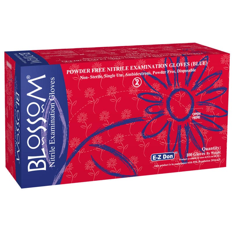 EZ Done Nitrile Gloves Medium, PK/100