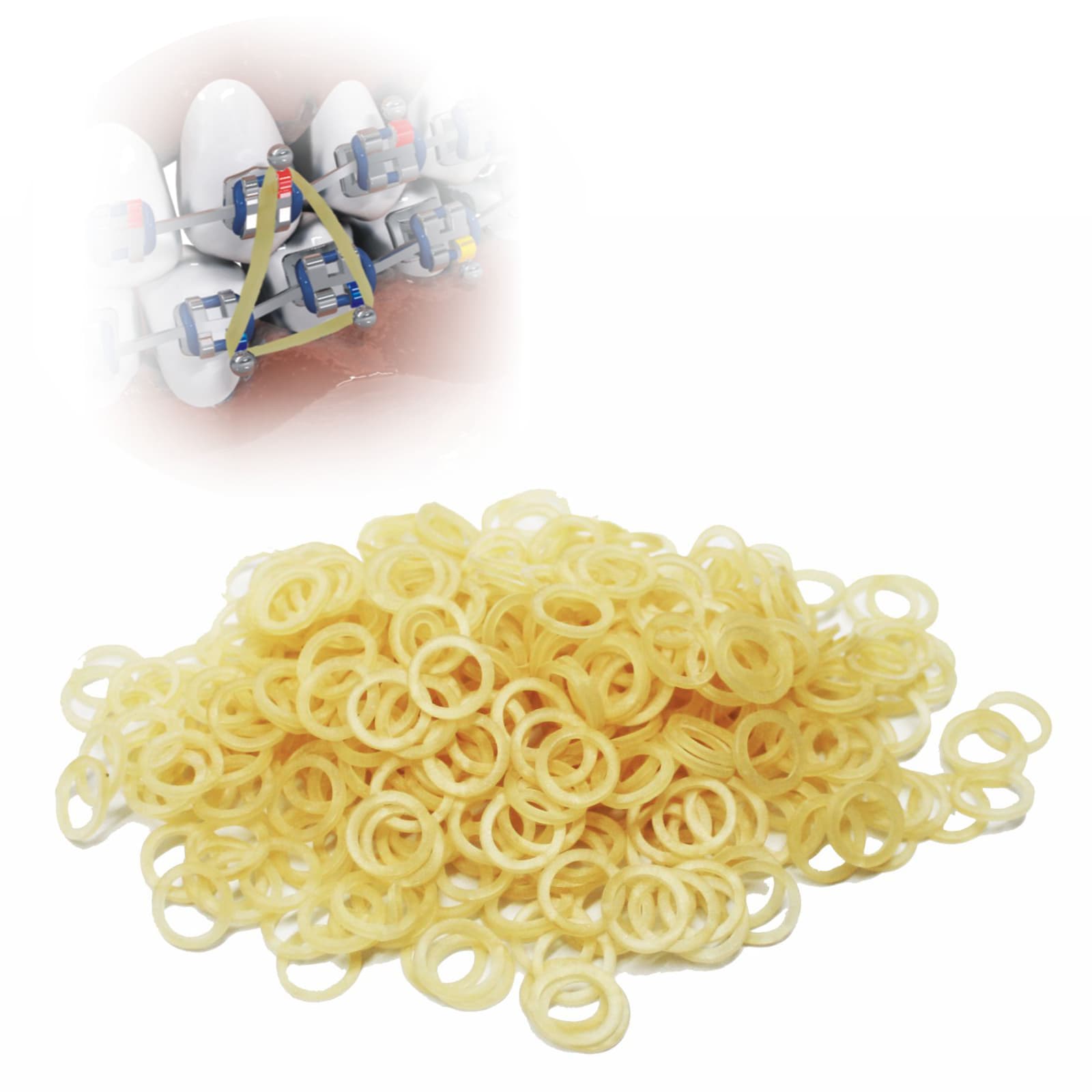 Intraoral Elastic Latex, Light, 3/8"