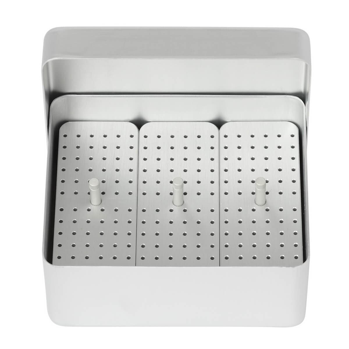 Endodontic Box Aluminum Medium, Silver