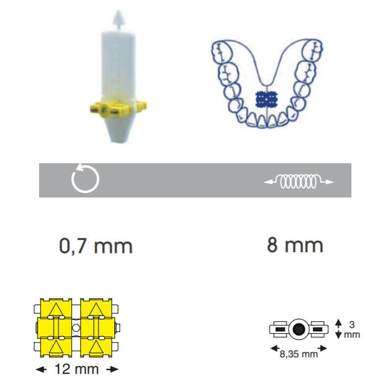 POP Expansion Screw Universal, 8mm