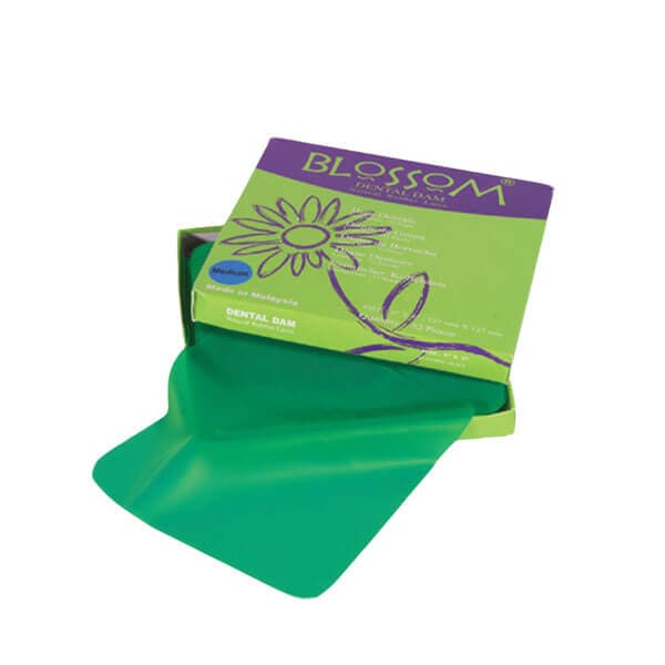 Rubber Dam, Mint Green, 5x5