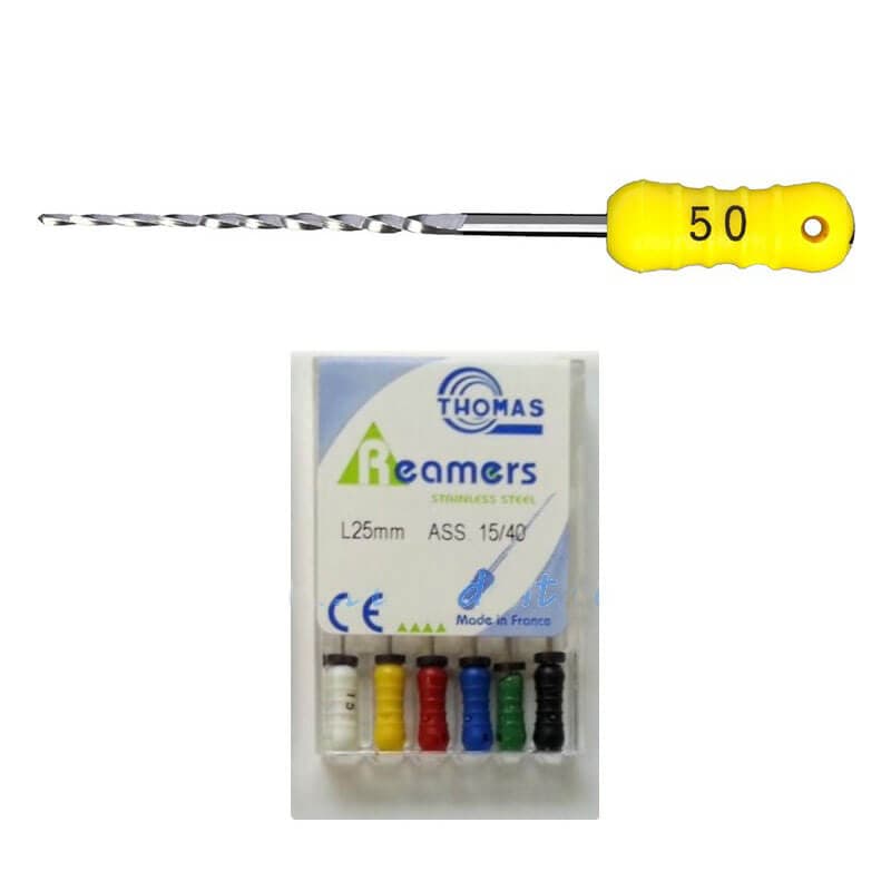 Thomas Reamers 25mm #15-40 Stainless Steel