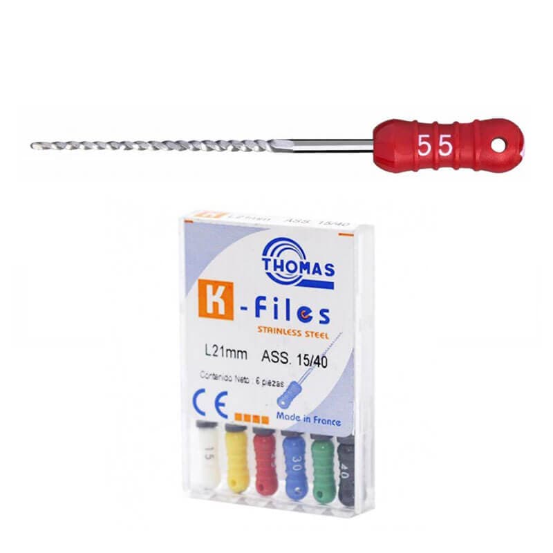 Thomas K-File 25mm #55 Stainless Steel
