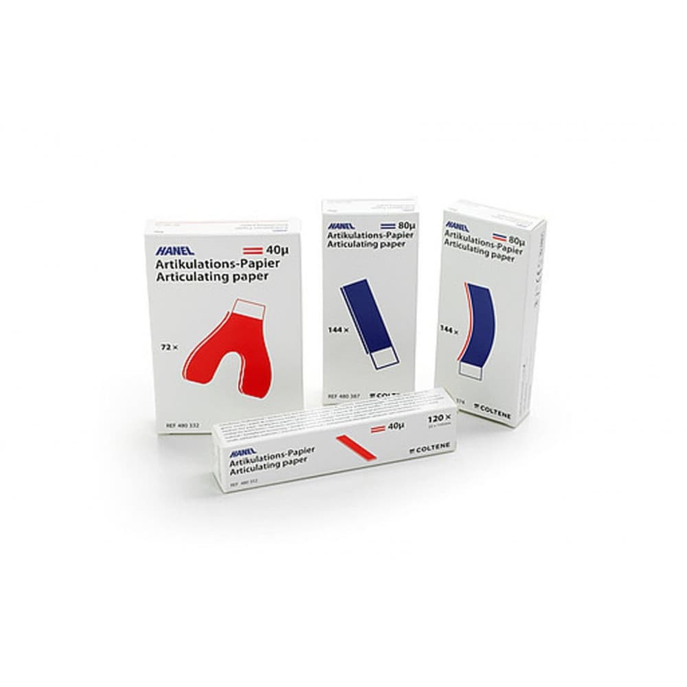 Hanel Articulating Paper, 80µm Blue/Red, Book/144
