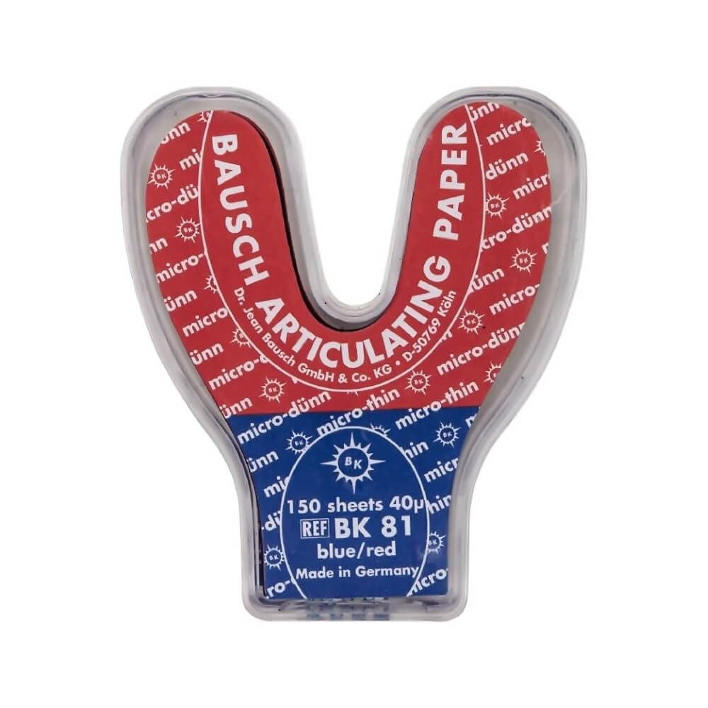 Arti-Check, Blue/Red, 40µm (Horseshoe), PK/150 Strips