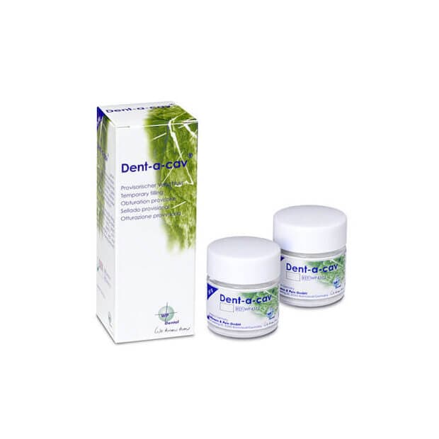 Dent-a-cav, Temporary Filling, White, Jar