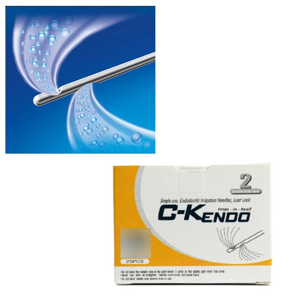 Dental Irrigation Needle 25G 0.5x25mm, Double Side Port