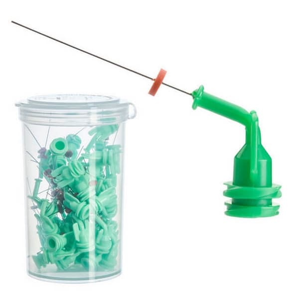 NaviTip, Apex Delivery Tips, 30G, Green, 27mm Length