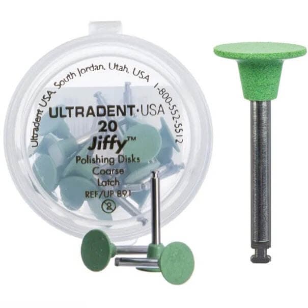 Jiffy Polisher Disks for Composite, Coarse, PK/20