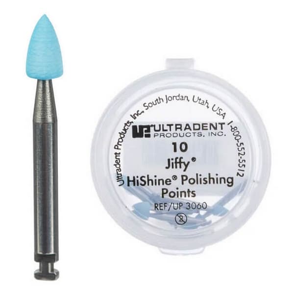 Jiffy Polisher HiShine, for Composite Polishing, Points, PK/10