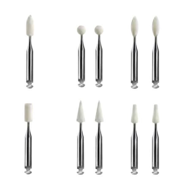 CERASTONE, Arkansas Stones for Composite Finishing, Extra Fine, Kit/10