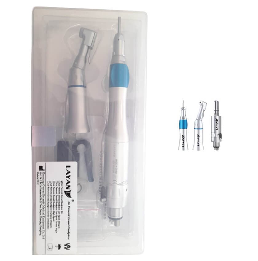 Low Speed Handpieces Kit (Contra + Straight + Airmotor)