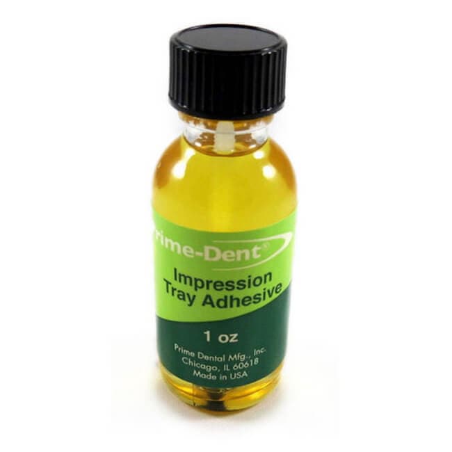 Alginate Impression Tray Adhesive, 1oz Bottle Amber