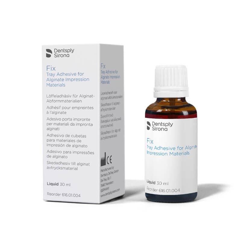 Fix Adhesive Liquid, Alginate Impression Tray Adhesion, 30ml