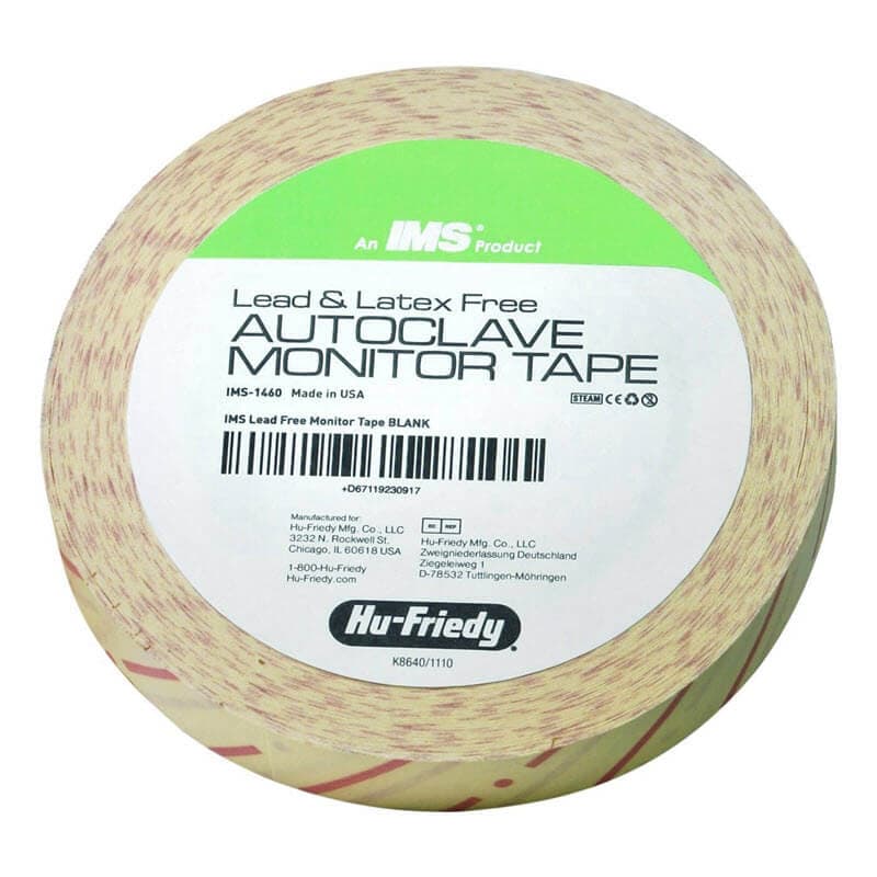 IMS Autoclave Monitor Tape, Lead/Latex Free, 55m