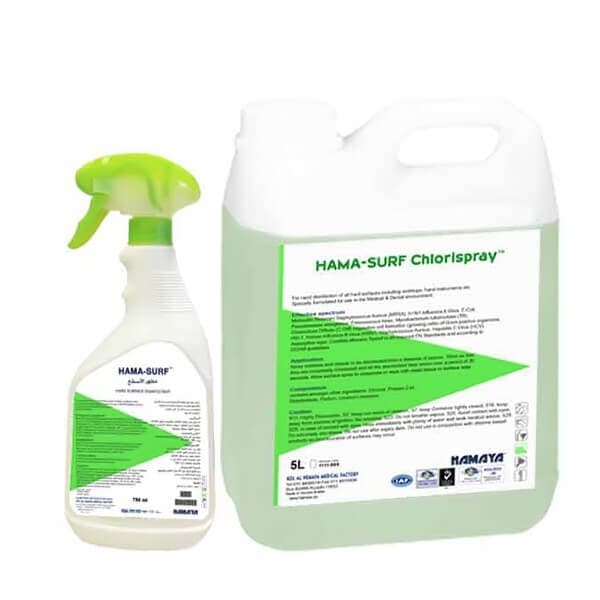 HAMA SURF Chlorlspray, Alcohol Based Surface Disinfectant, 5L