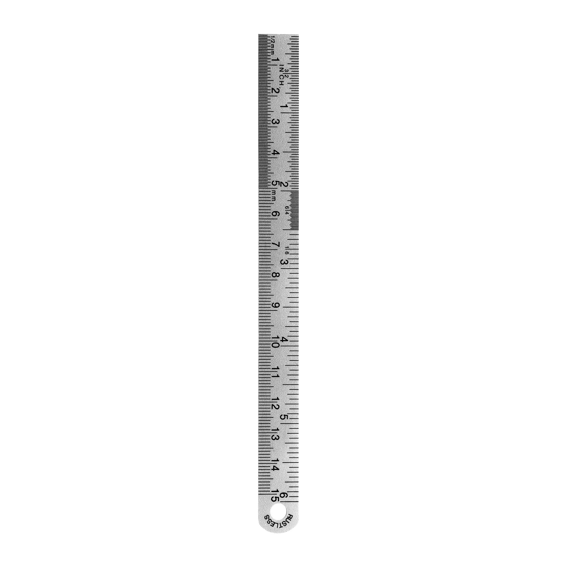 Stainless Steel Ruler 6 inch
