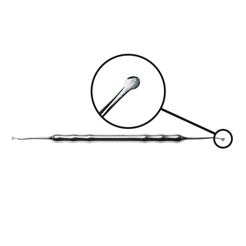 Slide Packer, Thin, Circular, Non-Serrated Instrument, Small