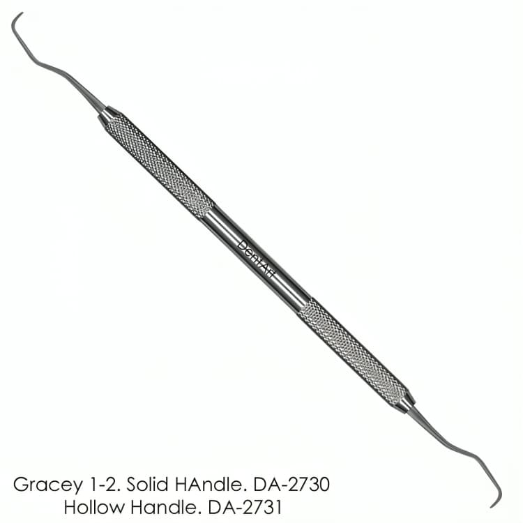 Gracey Curette, 1-2, Hollow Handle