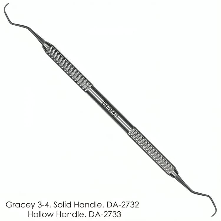 Gracey Curette, 3-4, Hollow Handle