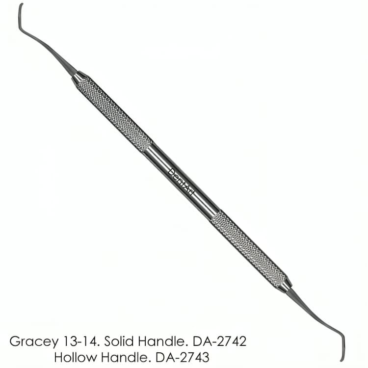 Gracey Curette, 13-14, Hollow Handle