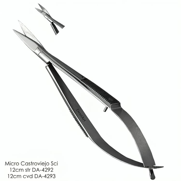 Micro Castroviejo Scissors, 12 cm, Straight