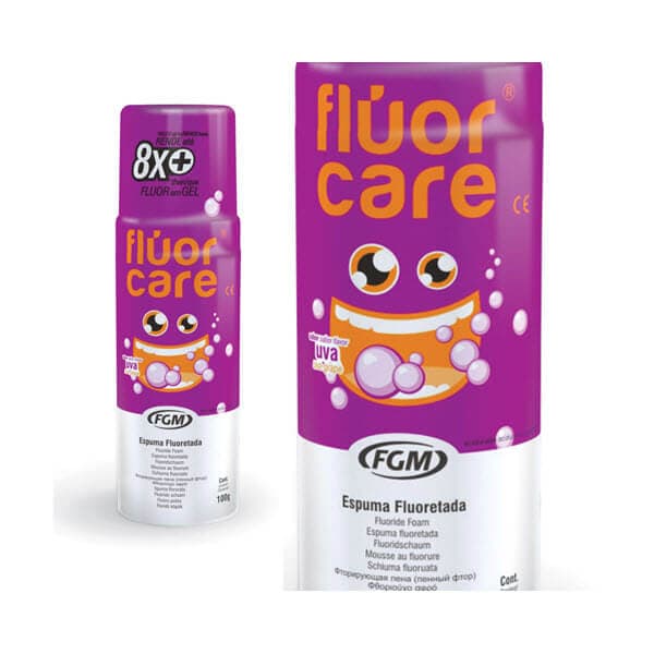 Fl&uacute;or Care Grape Fluoride Foam