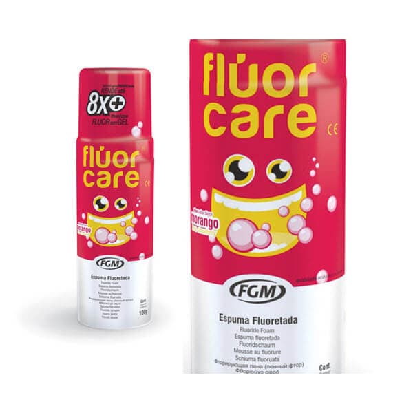 Fl&uacute;or Care Strawberry Fluoride Foam