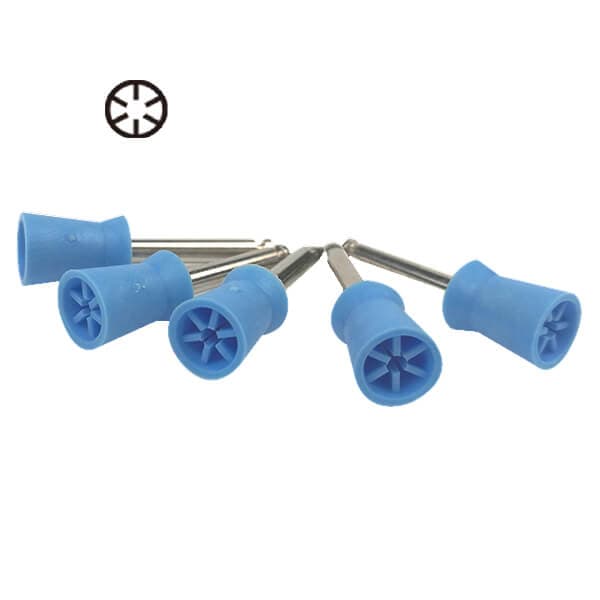 Disposable Prophy Cup, Latch Type, Blue