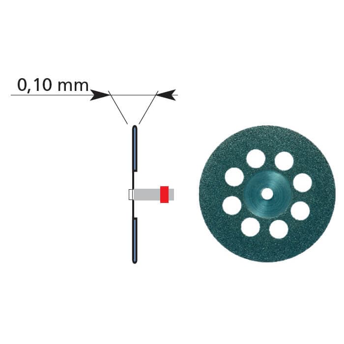 PERFOCUT, Flexible Diamond Disc, Single Side, Fine Grit