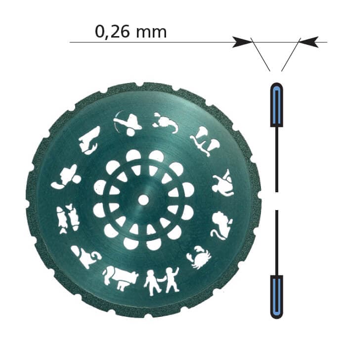 PLASTRO, Plaster Disc, Double Side, Fine Grit