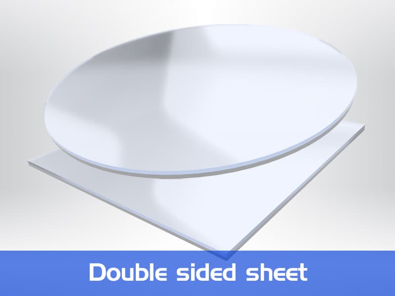 Crystal Hard Sheets, Square, 1.0mm, PK/5