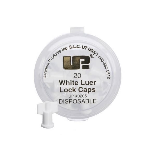 Luer Lock Cap, White