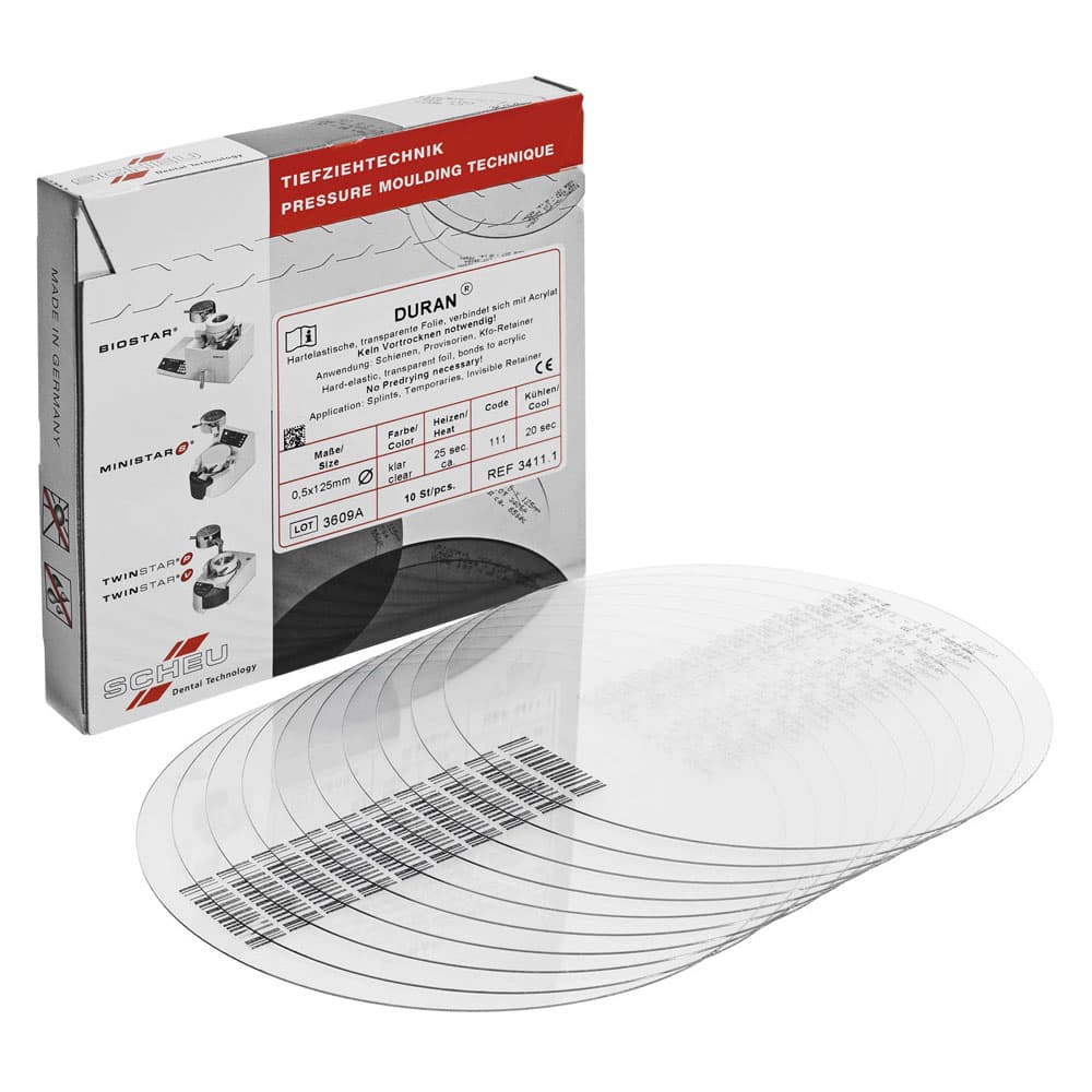 ‬‪ISOFOLAN Spacer Foil, 0.10 x 125 mm, Round, PK/100