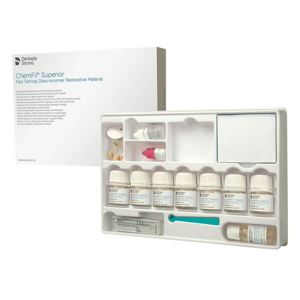 ChemFil Superior Fast-Setting Glass Ionomer Restorative, Intro Pack